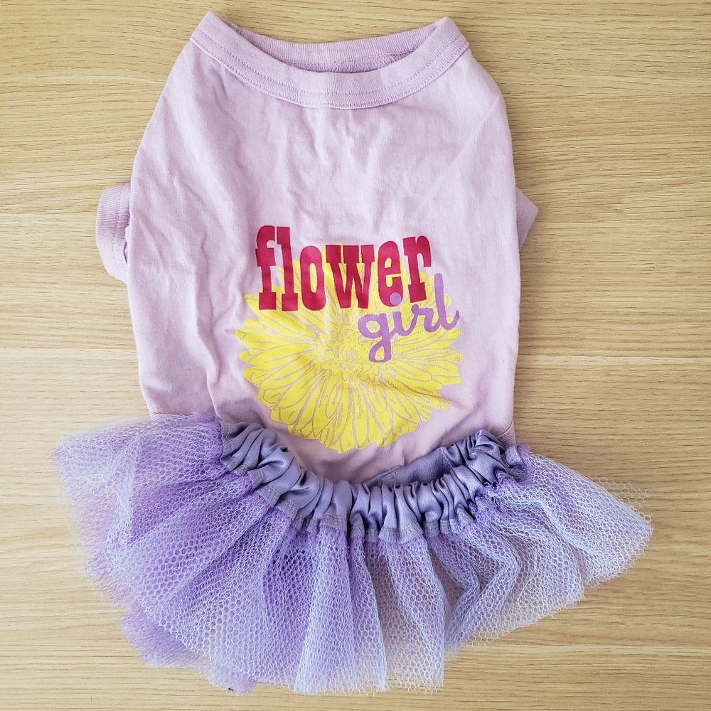 DOG tshirt tutu outfit S